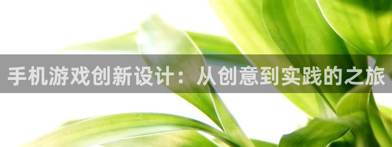沐鸣娱乐2手机下载破解版：手机游戏创新设计：从创意到实践的之旅