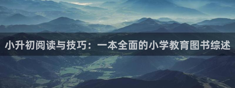 话本小说老版本：小升初阅读与技巧：一本全面的小学教育图书综述